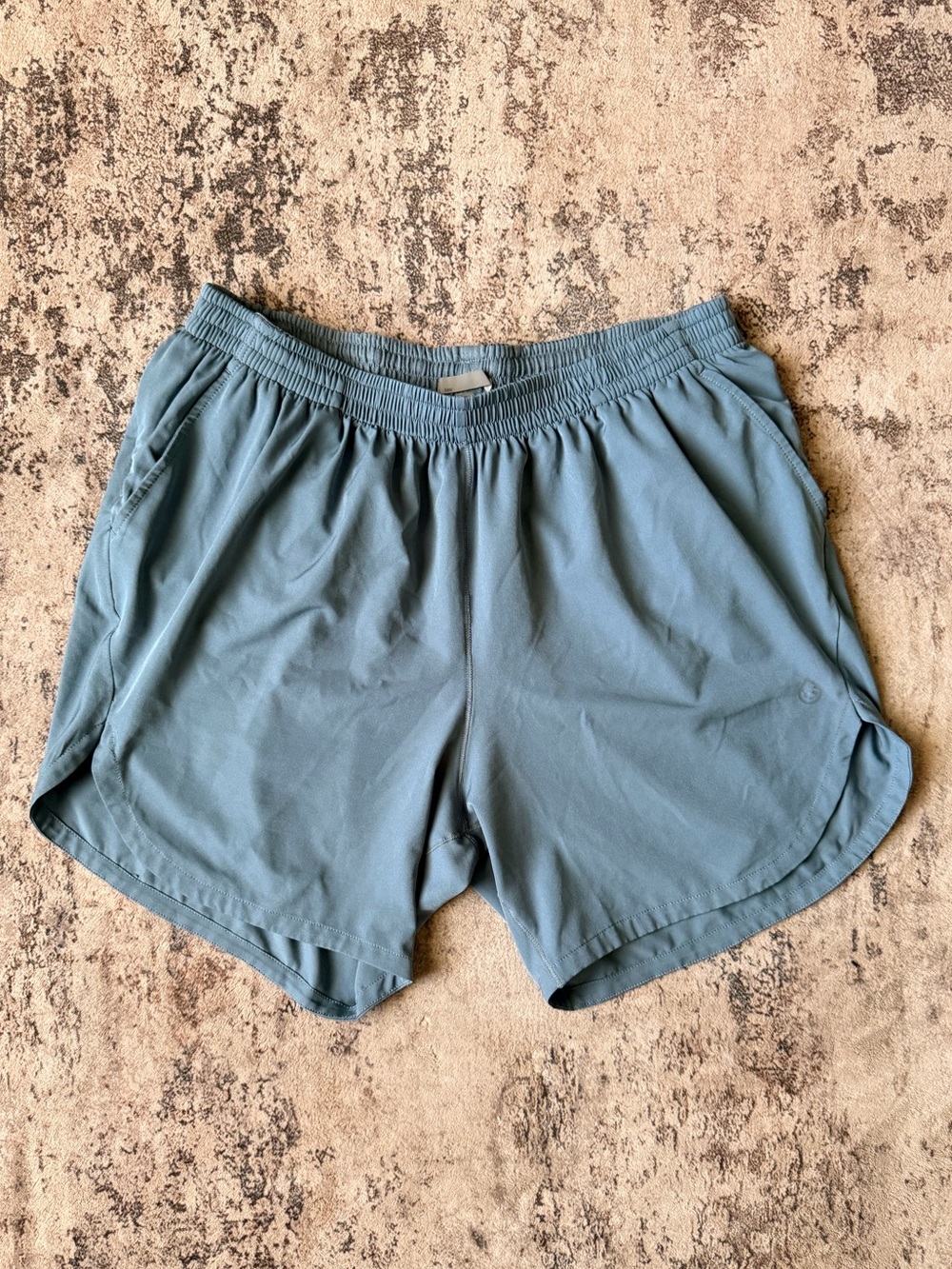 Tasc Performance Light Blue-Gray Athletic Shorts - XL